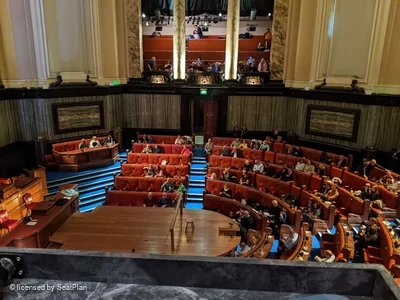 London County Hall South Gallery A7 view from seat photo