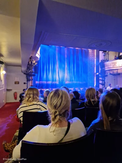 Vaudeville Theatre Stalls M1 view from seat photo