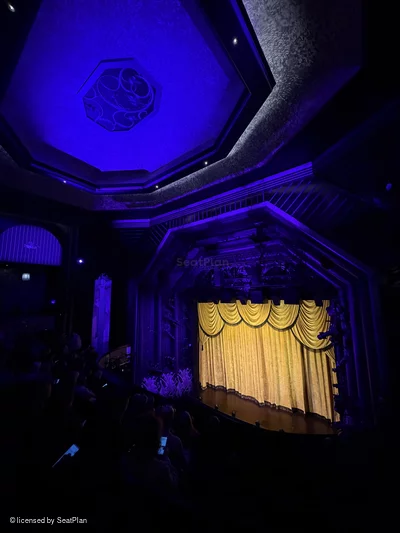Trafalgar Theatre Dress Circle F2 view from seat photo