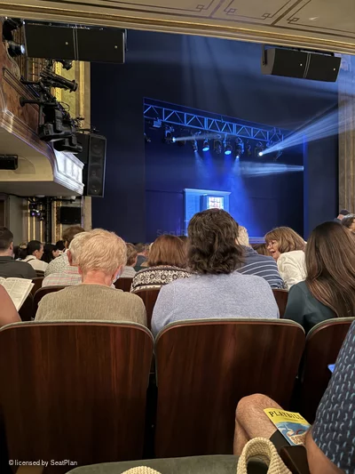 Nederlander Theatre Orchestra M17 view from seat photo
