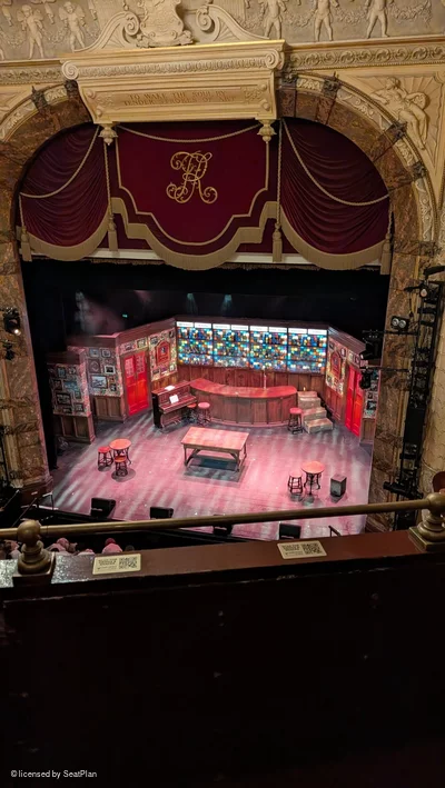 Richmond Theatre Upper Circle B4 view from seat photo