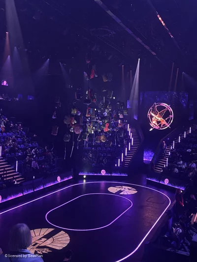 Troubadour Canary Wharf Theatre District 2 K81 view from seat photo