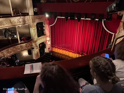 Garrick Theatre Grand Circle B3 view from seat photo