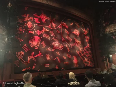 Lyceum Theatre Stalls K36 view from seat photo