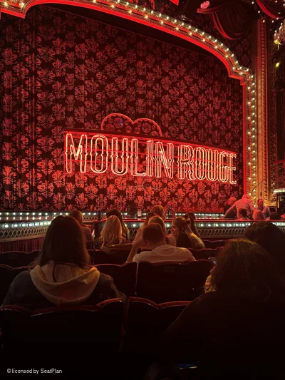 Piccadilly Theatre Stalls G23 view from seat photo