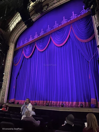 Lyceum Theatre Orchestra G6 view from seat photo