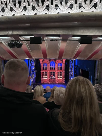 Savoy Theatre Dress Circle M8 view from seat photo