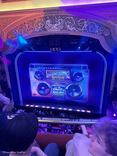 James Earl Jones Theatre Balcony B113 view from seat photo