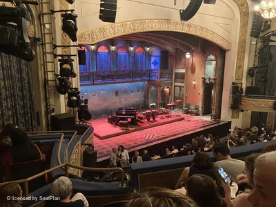 Gerald Schoenfeld Theatre Mezzanine D23 view from seat photo