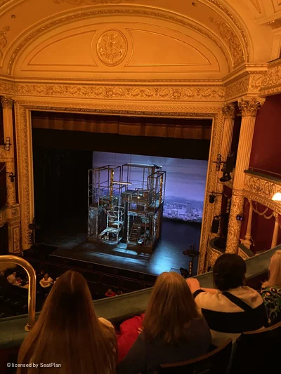 Theatre Royal Glasgow Upper Circle C9 view from seat photo