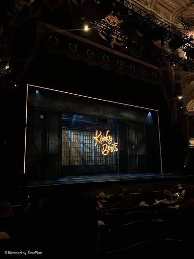 London Coliseum Stalls J37 view from seat photo