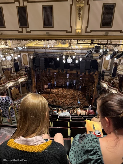 Victoria Palace Theatre Grand Circle Standing9 view from seat photo