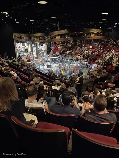 Circle in the Square Theatre Orchestra J141 view from seat photo