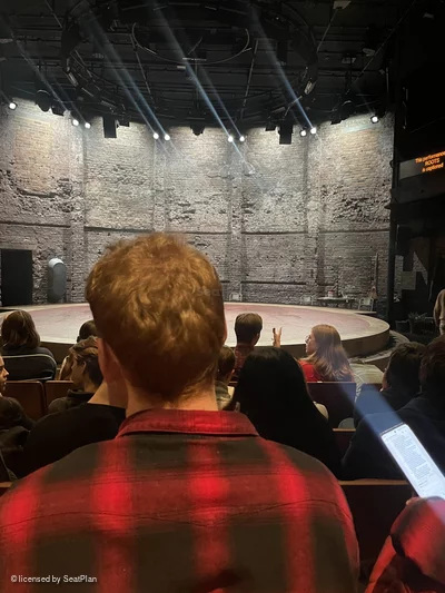 Almeida Theatre Stalls F15 view from seat photo