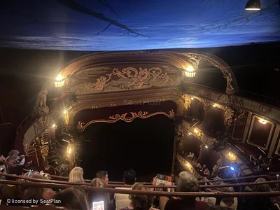 Apollo Theatre Balcony E18 view from seat photo