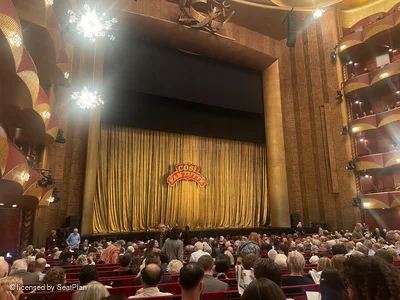 Metropolitan Opera House Orchestra U21 view from seat photo