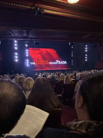 Dominion Theatre Stalls Y40 view from seat photo