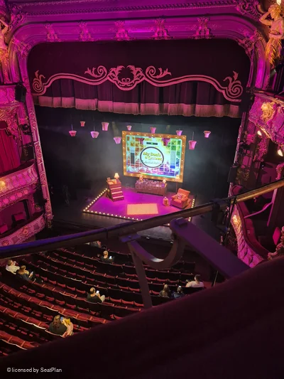 Apollo Theatre Grand Circle A6 view from seat photo