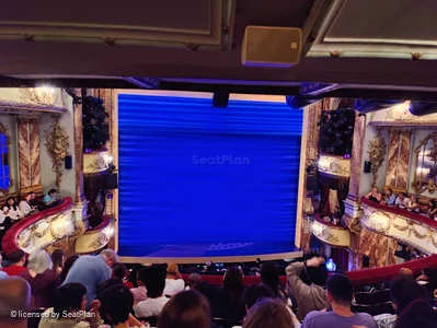 Novello Theatre Dress Circle G18 view from seat photo