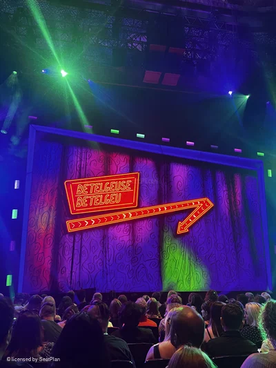 Prince Edward Theatre Stalls J25 view from seat photo