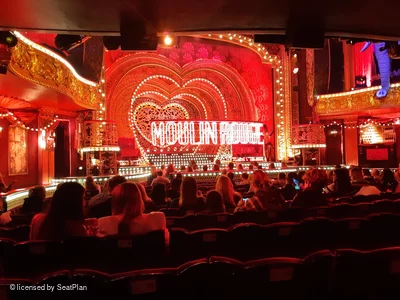 Piccadilly Theatre Stalls O28 view from seat photo