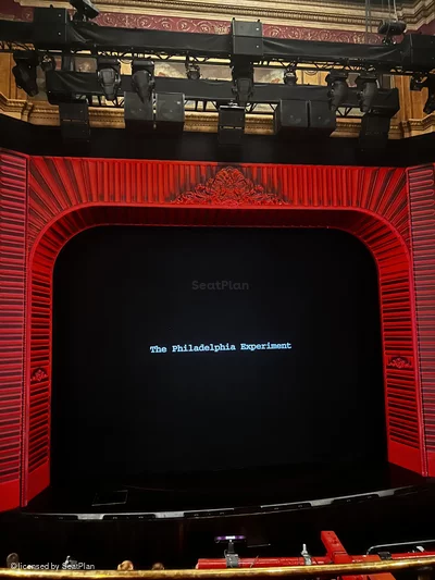 Phoenix Theatre Dress Circle B17 view from seat photo