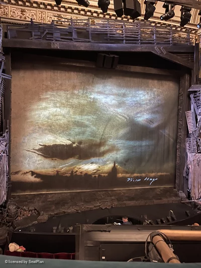 Sondheim Theatre Dress Circle A22 view from seat photo