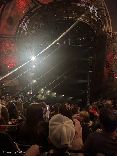 Palace Theatre Mezzanine G24 view from seat photo