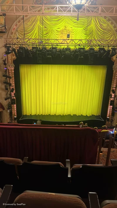 Golden Theatre Rear Mezzanine E105 view from seat photo