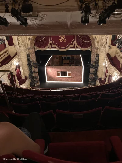 Richmond Theatre Upper Circle K3 view from seat photo