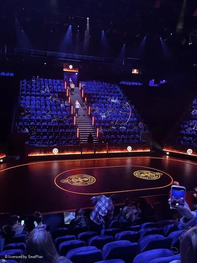Troubadour Canary Wharf Theatre District 6 G73 view from seat photo