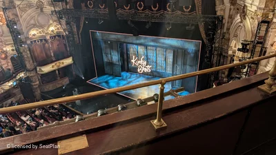 London Coliseum Balcony B6 view from seat photo
