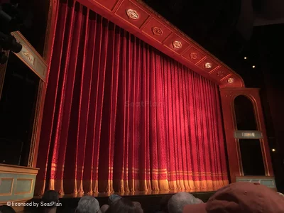 Marquis Theatre Orchestra F13 view from seat photo