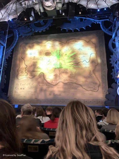 Apollo Victoria Theatre Stalls F20 view from seat photo