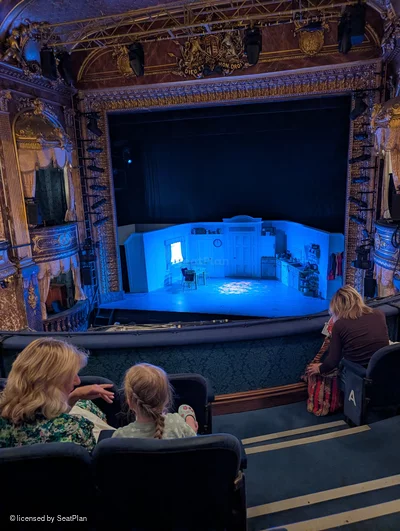 Theatre Royal Haymarket Royal Circle D8 view from seat photo