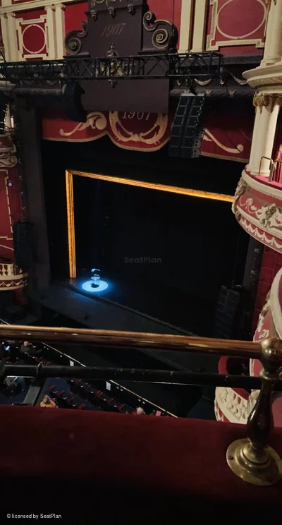 Sunderland Empire Upper Circle A5 view from seat photo