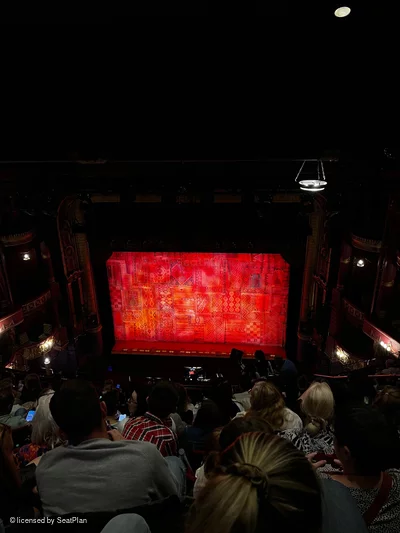 Palace Theatre Grand Tier M20 view from seat photo