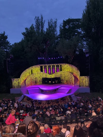 Regent's Park Open Air Theatre Upper Centre S42 view from seat photo
