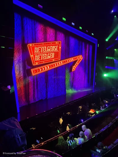 Prince Edward Theatre Loge 6 1 view from seat photo