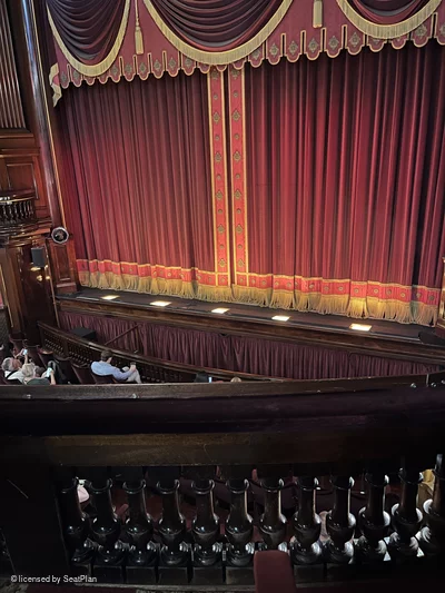 St Martin's Theatre Dress Circle B18 view from seat photo