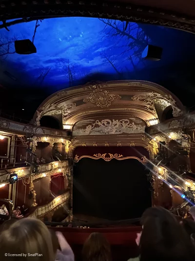 Apollo Theatre Grand Circle C9 view from seat photo