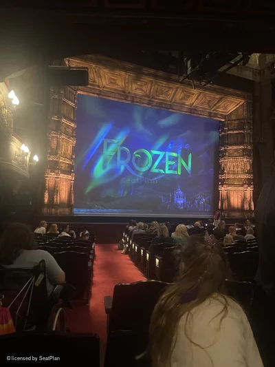 Theatre Royal Drury Lane Stalls P40 view from seat photo
