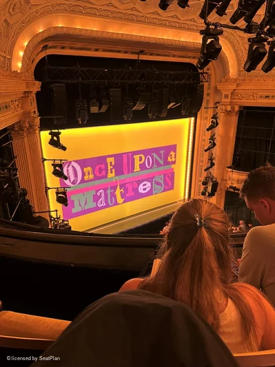 Hudson Theatre Balcony B15 view from seat photo