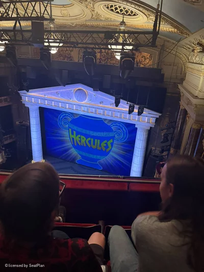 Theatre Royal Drury Lane Balcony C12 view from seat photo