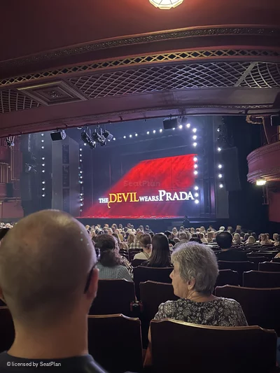 Dominion Theatre Stalls V3 view from seat photo