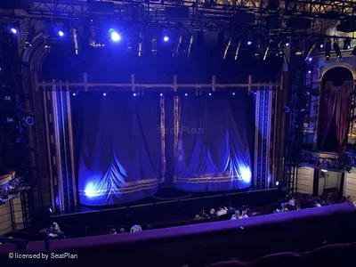 Lena Horne Theatre Front Mezzanine D101 view from seat photo