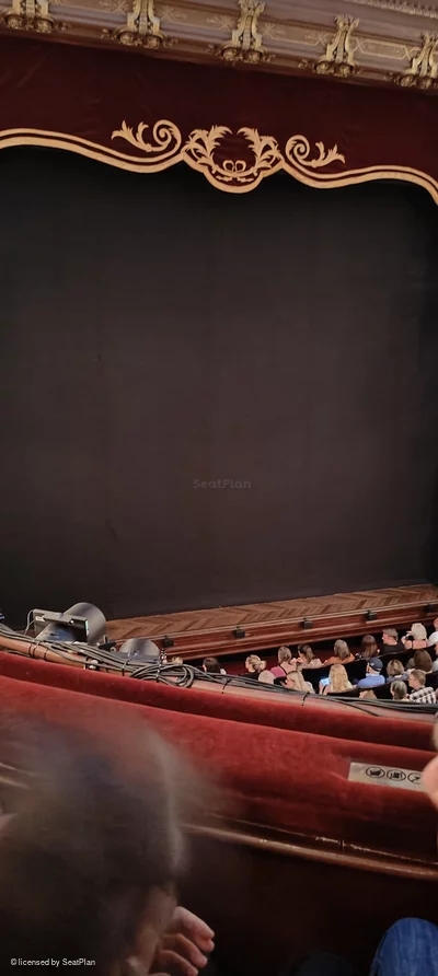 Apollo Theatre Dress Circle Box B2 view from seat photo