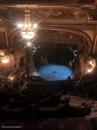 Theatre Royal Haymarket Upper Circle G3 view from seat photo
