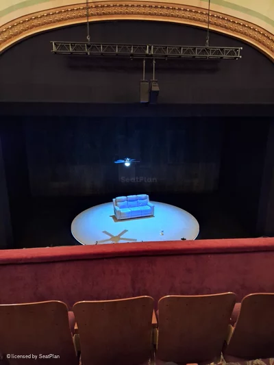 Booth Theatre Mezzanine C105 view from seat photo