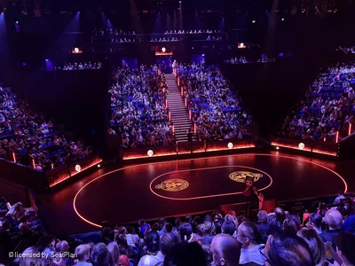 Troubadour Canary Wharf Theatre District 9 K24 view from seat photo